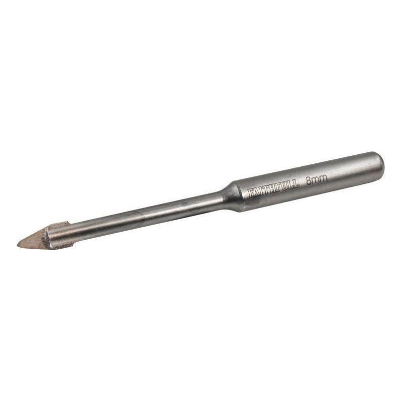 Faithfull Carbide Hard Tile & Glass Drill Bit 8mm Faithfull - RockBottom Northampton