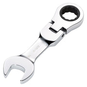 Draper HI-TORQ Metric Stubby Flexible Head Ratchet Combination Spanner, 16mm Draper - Town Tools
