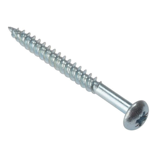 Forgefix General Purpose Pozi Compatible Screw Round Head TT ZP 1in x 10 Box 200 ForgeFix - RockBottom Northampton