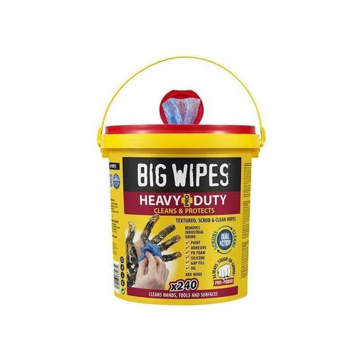 Big Wipes Heavy-Duty Pro+ Antiviral Wipes (Bucket 240) Big Wipes - RockBottom Northampton