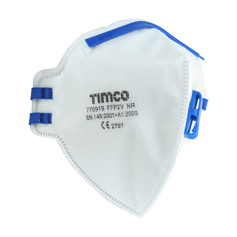 TIMCO FFP2 Moulded Valved Masks - One Size