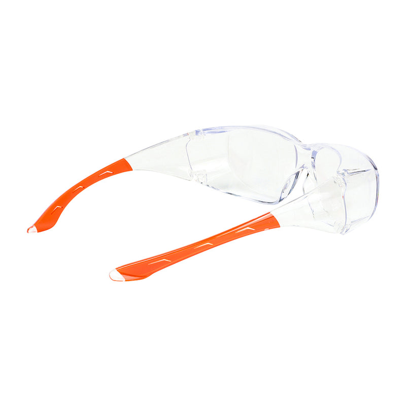 TIMCO Slimfit Overspecs Safety Glasses Clear - One Size