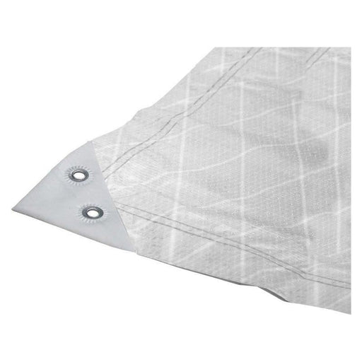 Faithfull Tough-Tarp Tarpaulin White 8 x 5m Faithfull - RockBottom Northampton