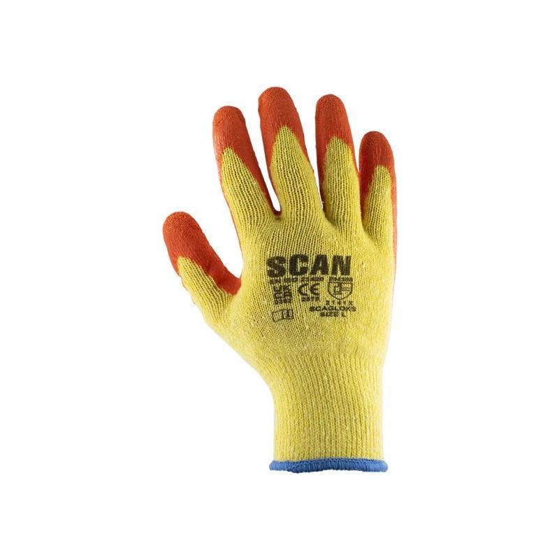 Scan Knitshell Latex Palm Gloves - M (Size 8) Scan - RockBottom Nothampton