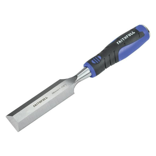 Faithfull Soft Grip Bevel Edge Chisel 38mm (1.1/2in) Faithfull - RockBottom Northampton