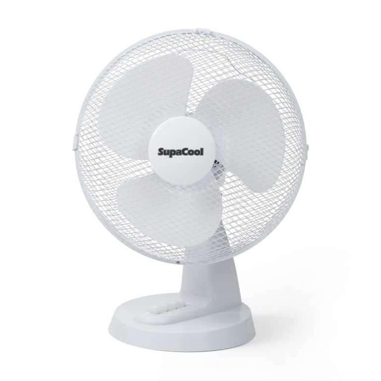 SupaCool Oscillating Desk Fan 12"