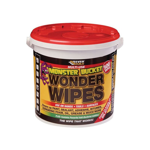 Everbuild Sika Monster Wonder Wipes (Tub 500) Everbuild Sika - RockBottom Northamptin