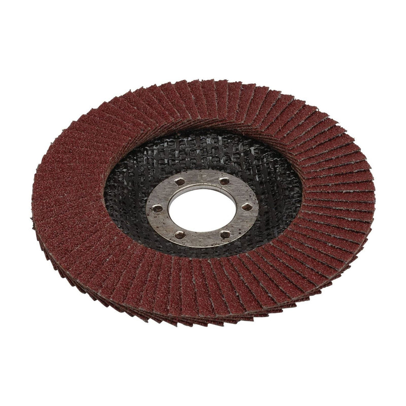 Draper 82870 Aluminium Oxide Flap Disc, 115 x 22.23mm, 80 Grit