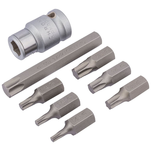 Draper 83562 Draper Expert TX-STAR® Bit Set, 1/2" Sq. Dr. (8 Piece)