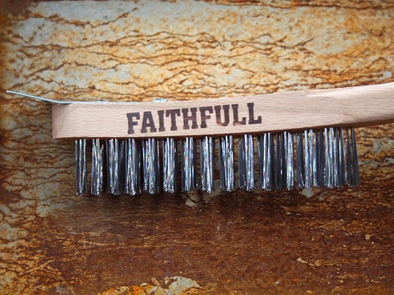 Faithfull Lightweight Scratch Brush with Scraper, Four Row Faithfull - RockBottom Northampton