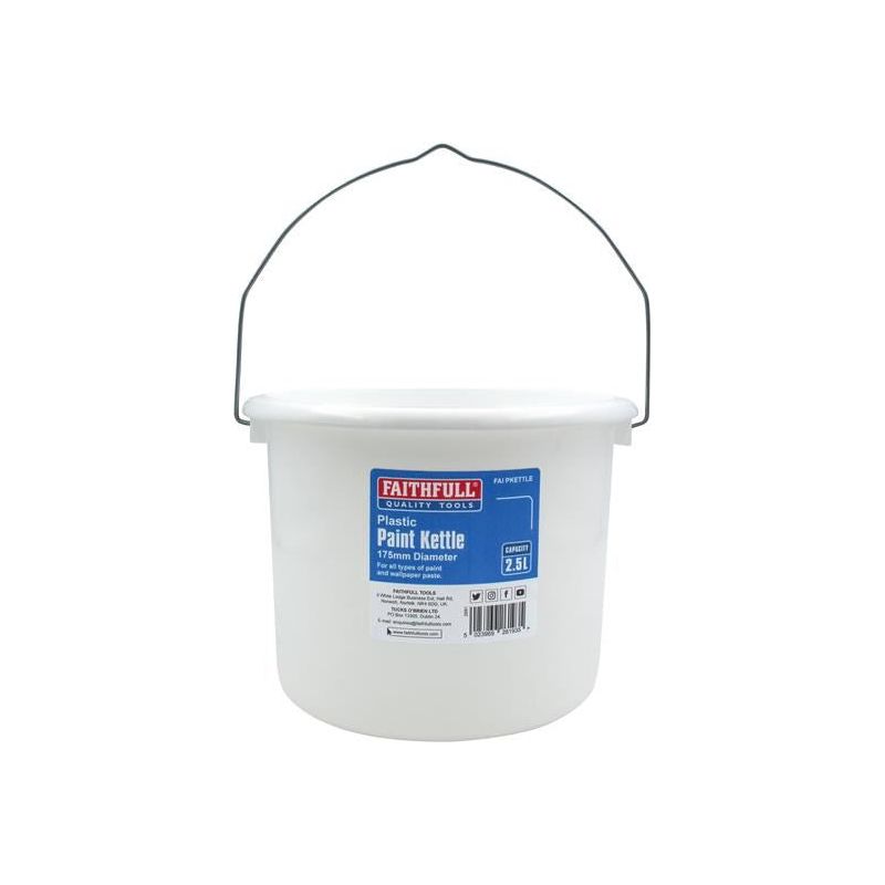 Faithfull Plastic Paint Kettle 2.5 litre Faithfull - RockBottom Northampton
