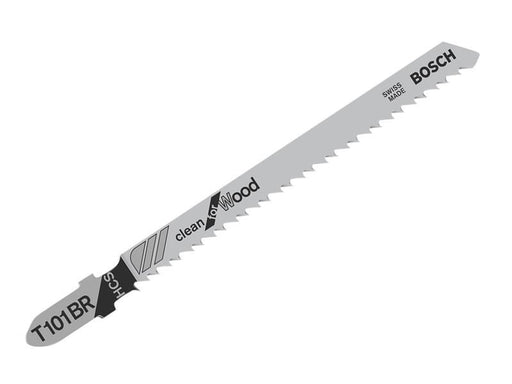 Bosch Powertool Accessories T 101 BR Clean for Wood Jigsaw Blades 100mm Pack of 5 Bosch Powertool Accessories - RockBottom Northampton