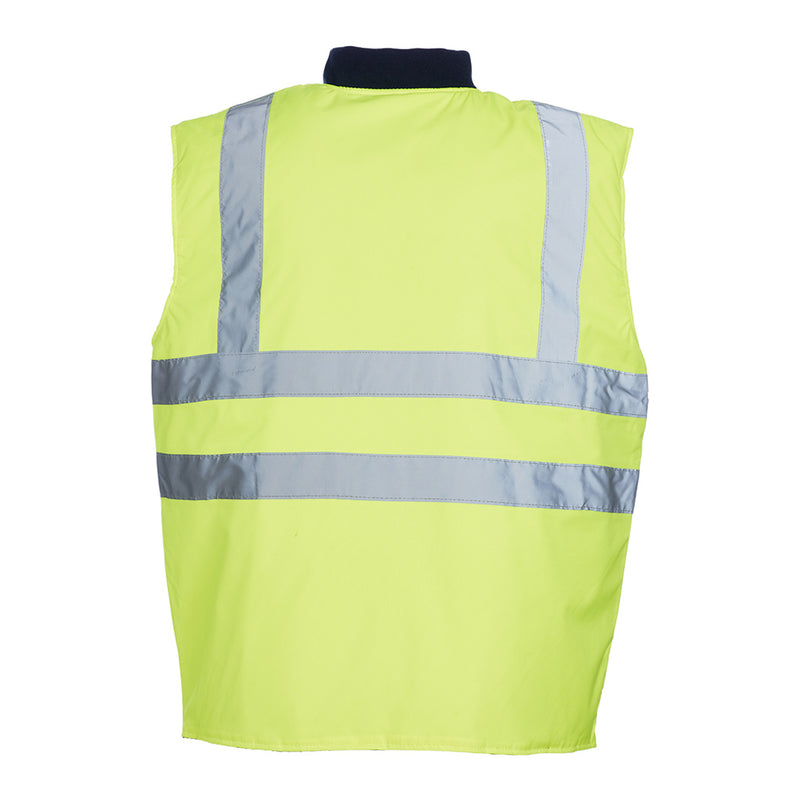 Blackrock Hi-Vis Bodywarmer - Yellow size 4XL