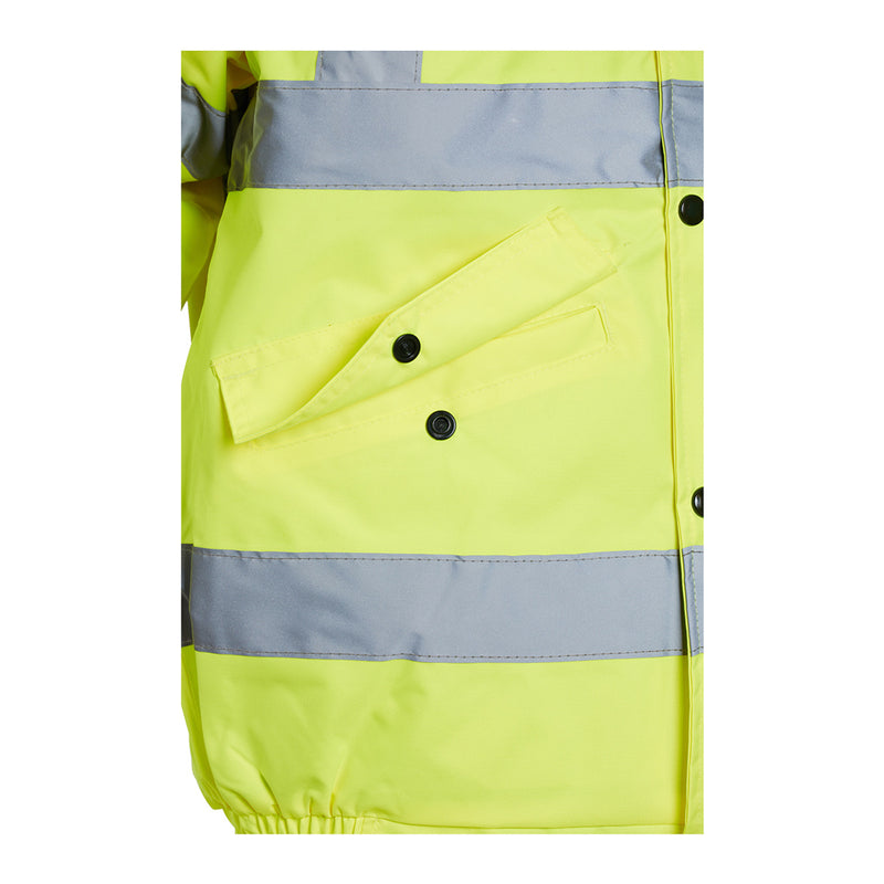 Blackrock Hi-Vis Bomber Jacket - Yellow size S