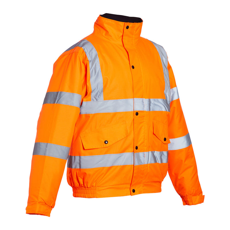 Blackrock Hi-Vis Bomber Jacket - Orange size M