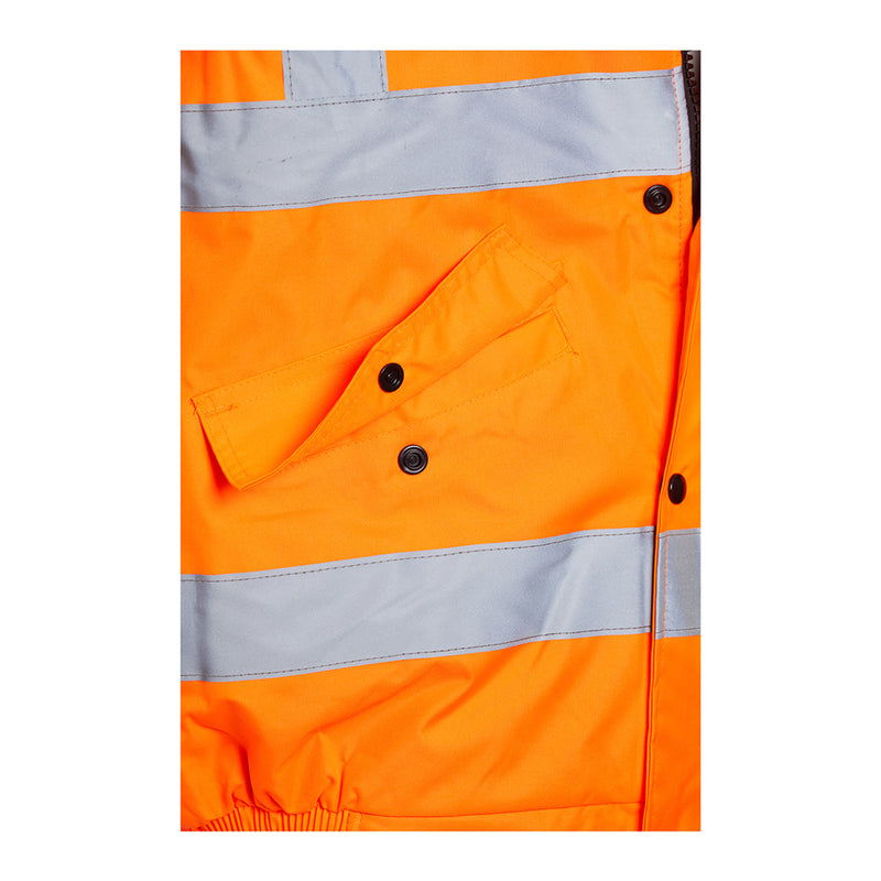 Blackrock Hi-Vis Bomber Jacket - Orange size 2XL