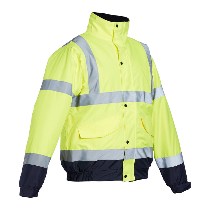 Blackrock Hi-Vis Two-Tone Bomber - Yellow/Navy size M