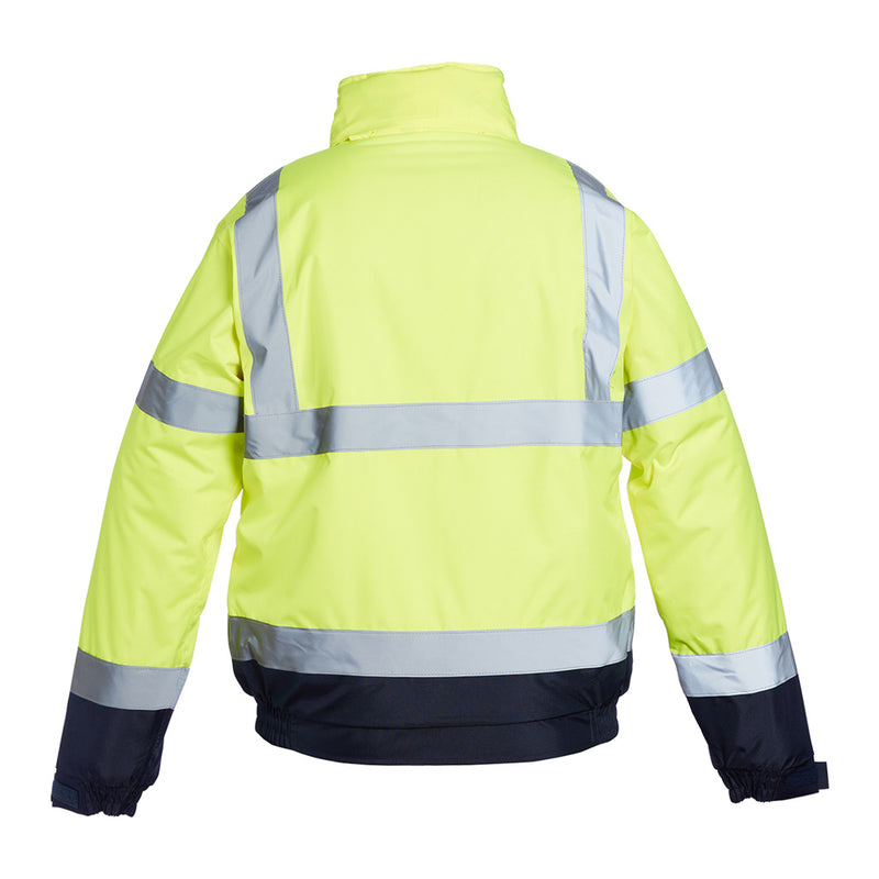 Blackrock Hi-Vis Two-Tone Bomber - Yellow/Navy size 3XL