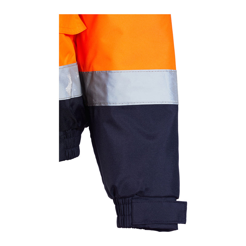 Blackrock Hi-Vis Two-Tone Bomber - Orange/Navy size M