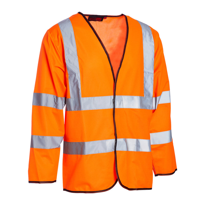 Blackrock Hi-Vis Long Sleeve Vest/Waistcoat - Orange size 6XL