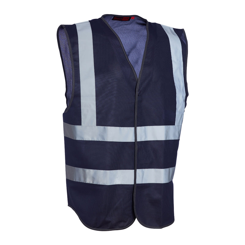 Blackrock Hi-Vis Sleeveless Vest/Waistcoat - Navy size 6XL