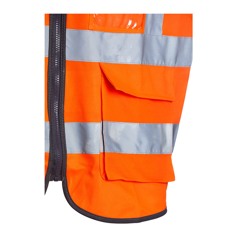 Blackrock Hi-Vis Premium Sleeveless Vest/Waistcoat - Orange size L