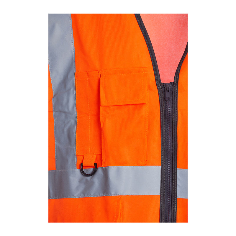 Blackrock Hi-Vis Premium Sleeveless Vest/Waistcoat - Orange size 5XL