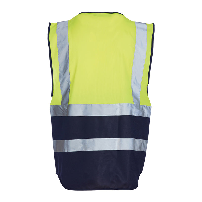 Blackrock Hi-Vis Premium Sleeveless Vest/Waistcoat - Yellow/Navy size 6XL