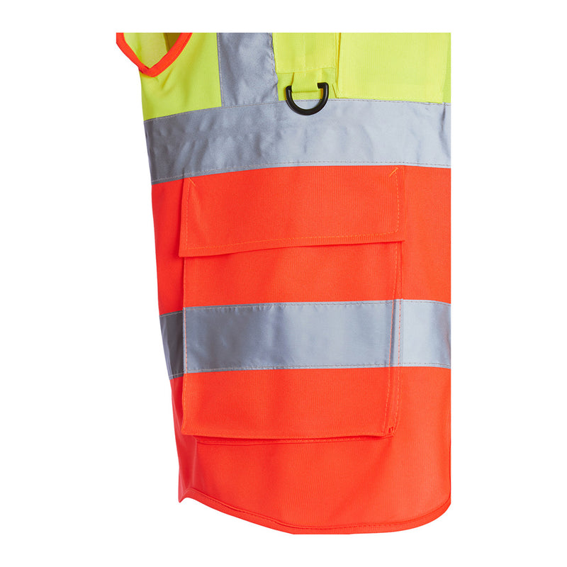 Blackrock Hi-Vis Premium Sleeveless Vest/Waistcoat - Yellow/Red size L