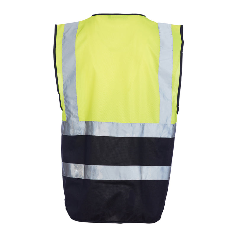 Blackrock Hi-Vis Premium Sleeveless Vest/Waistcoat - Yellow/Black size XL