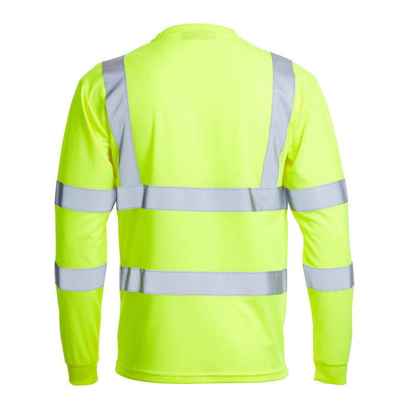 Blackrock Hi-Vis T-Shirt Long Sleeve - yellow size S