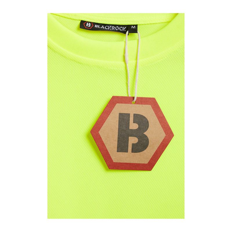 Blackrock Hi-Vis T-Shirt Long Sleeve - yellow size 6XL