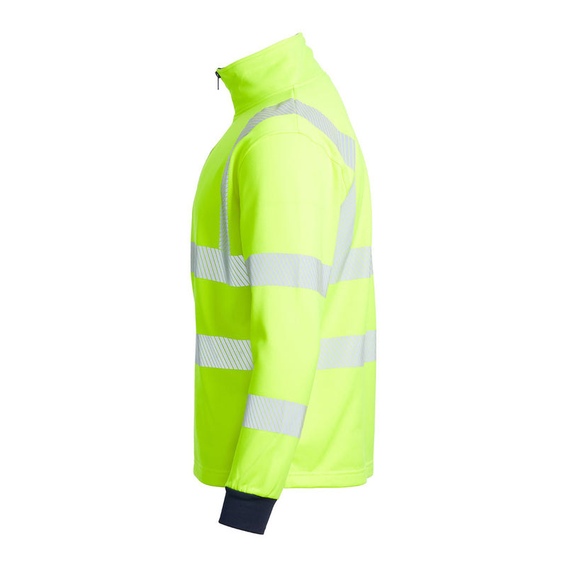 Blackrock Hi-Vis 1/4 Zip Sweatshirt - yellow size S