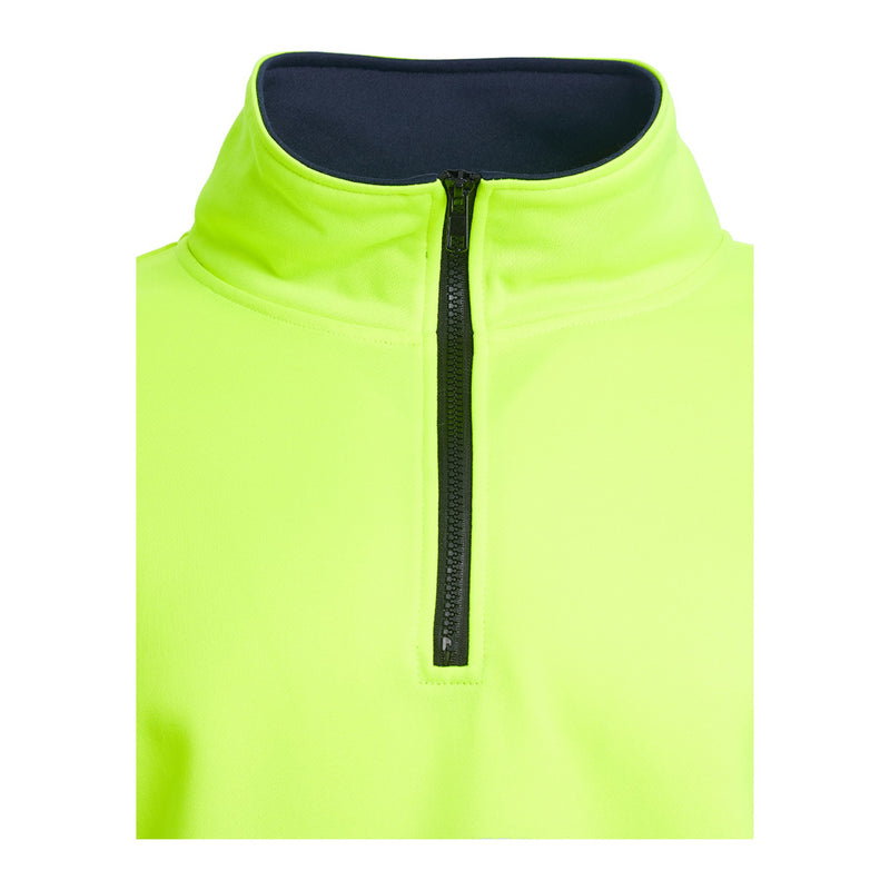 Blackrock Hi-Vis 1/4 Zip Sweatshirt - yellow size XL