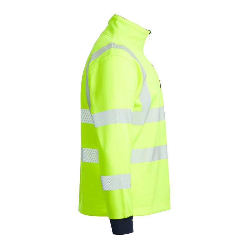 Blackrock Hi-Vis 1/4 Zip Sweatshirt - yellow size 3XL