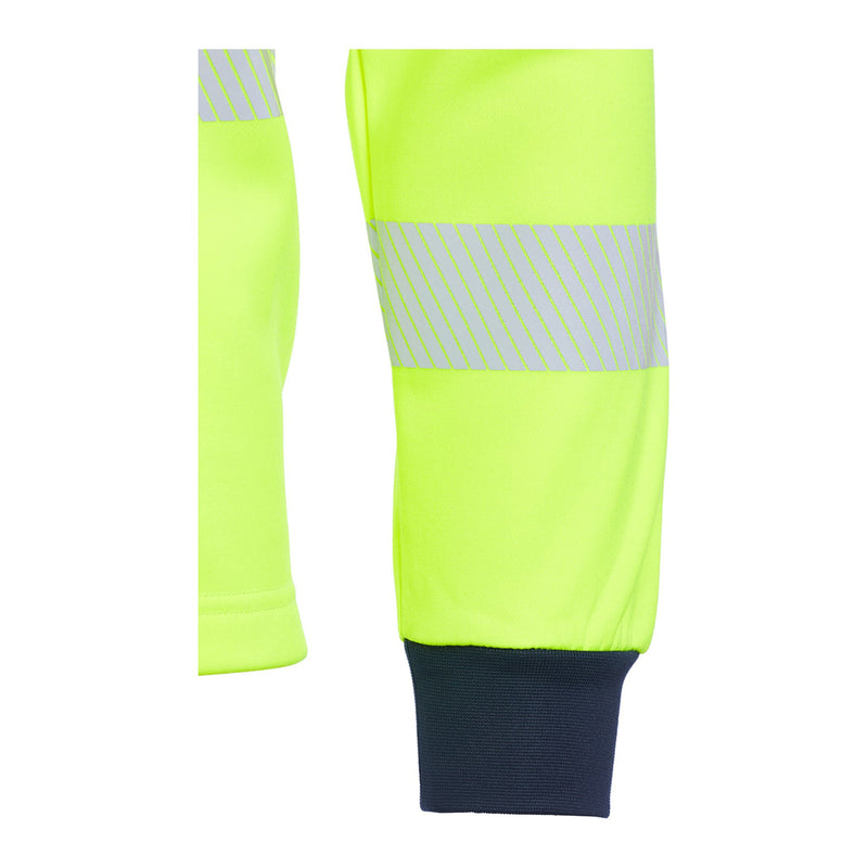 Blackrock Hi-Vis 1/4 Zip Sweatshirt - yellow size 4XL