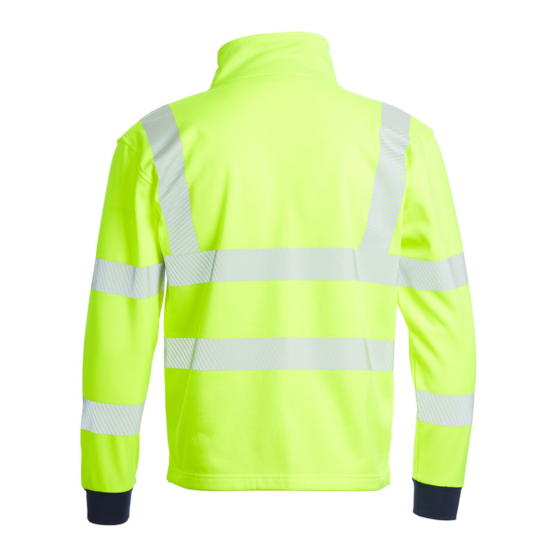Blackrock Hi-Vis 1/4 Zip Sweatshirt - yellow size 5XL