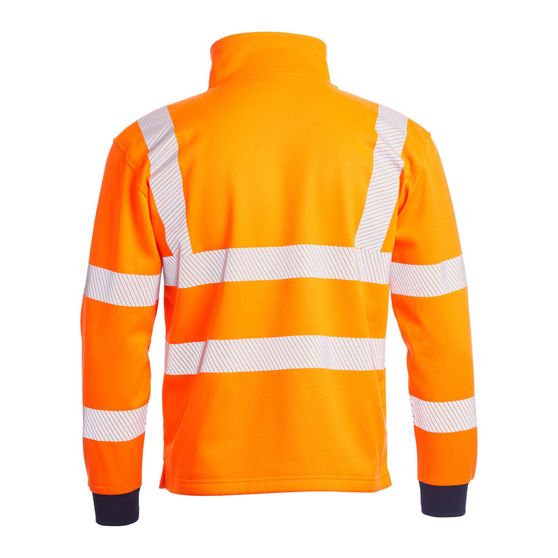 Blackrock Hi-Vis 1/4 Zip Sweatshirt - orange size XL
