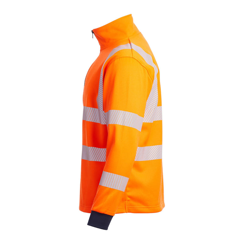 Blackrock Hi-Vis 1/4 Zip Sweatshirt - orange size 2XL