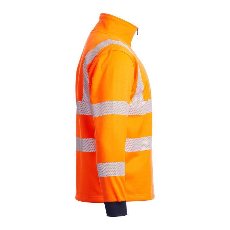 Blackrock Hi-Vis 1/4 Zip Sweatshirt - orange size 3XL