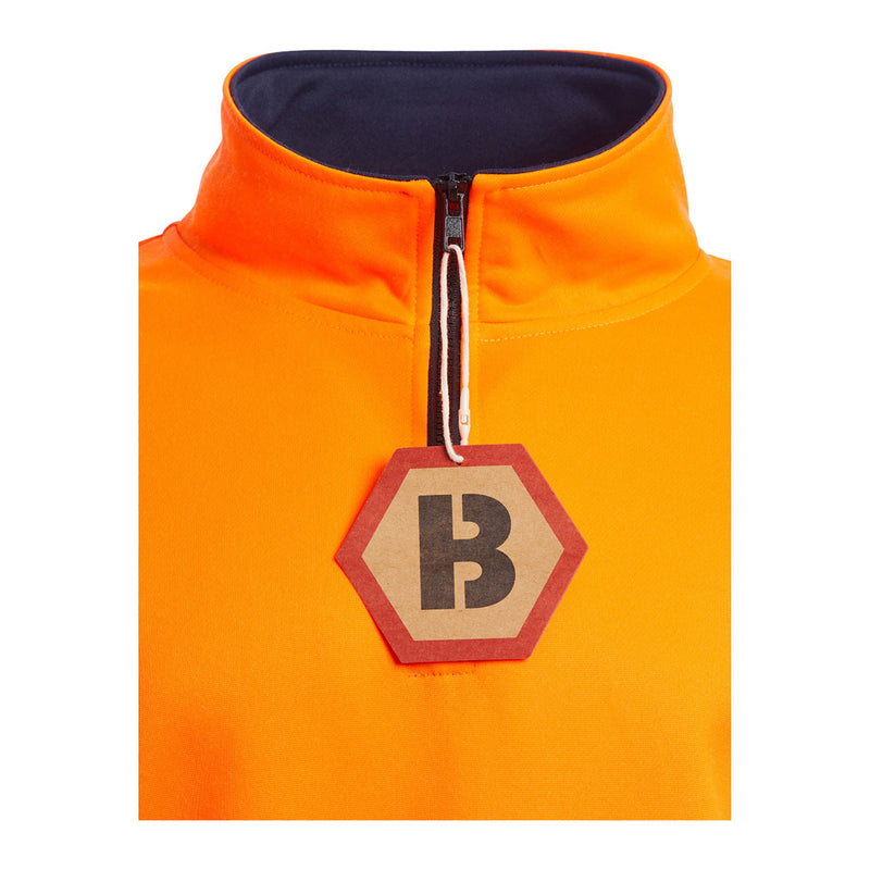 Blackrock Hi-Vis 1/4 Zip Sweatshirt - orange size 6XL