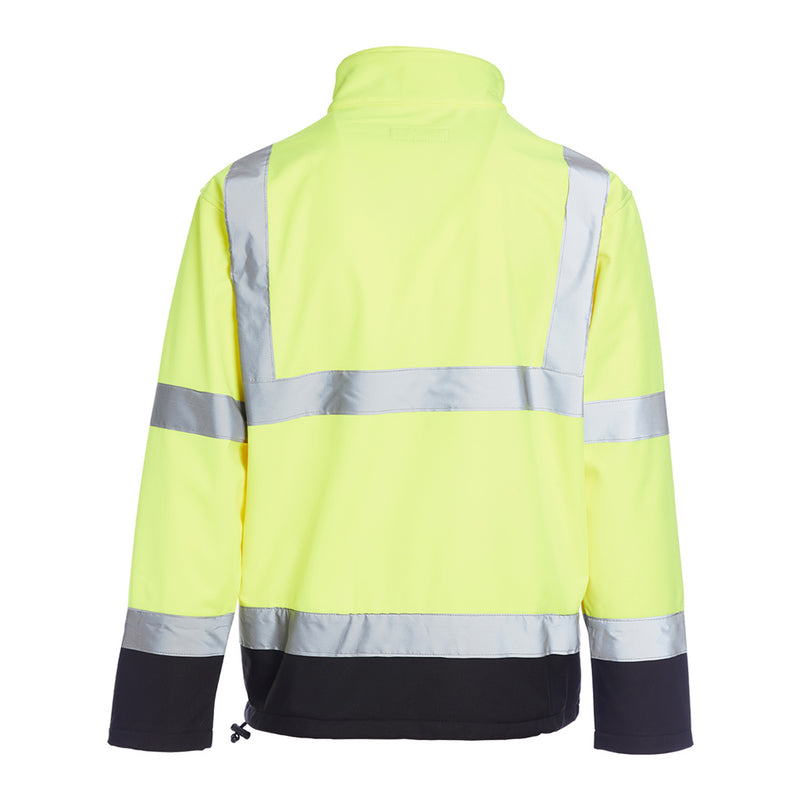 Blackrock Hi-Vis Soft Shell Jacket - Yellow size L