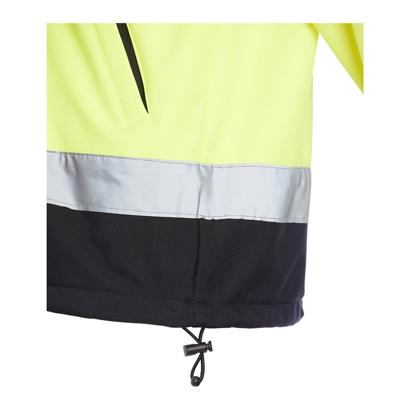 Blackrock Hi-Vis Soft Shell Jacket - Yellow size XL