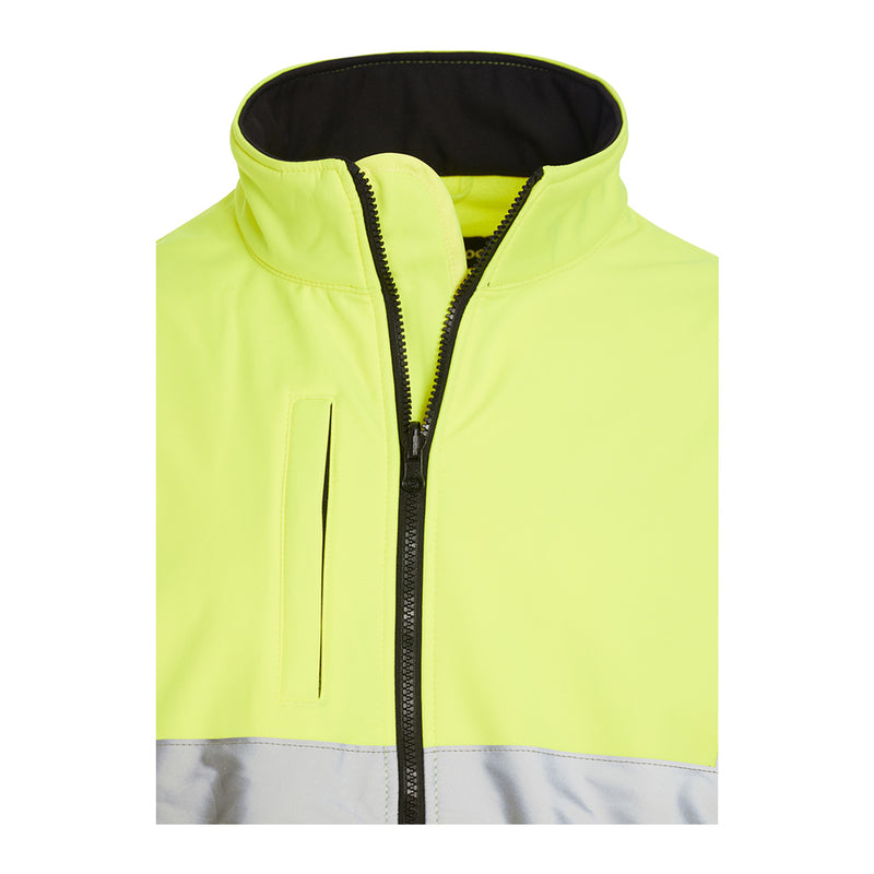 Blackrock Hi-Vis Soft Shell Jacket - Yellow size 5XL