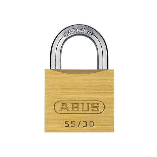 Abus Mechanical 55/30mm Brass Padlock Carded ABUS Mechanical - RockBottom Northampton 