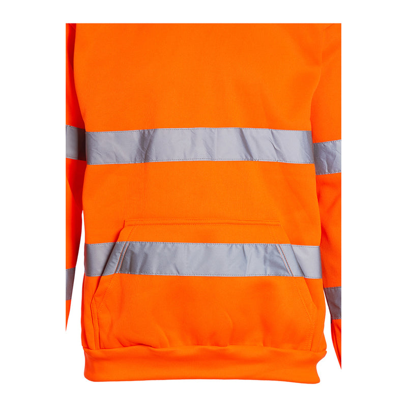 Blackrock Hi-Vis Hooded Sweatshirt - Orange size S