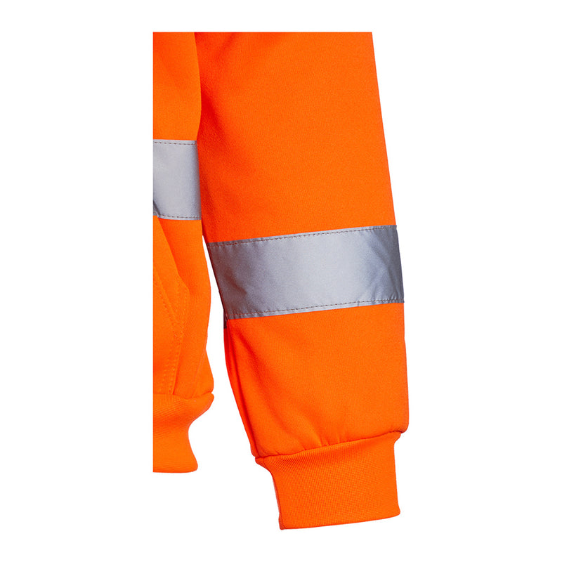 Blackrock Hi-Vis Hooded Sweatshirt - Orange size XL