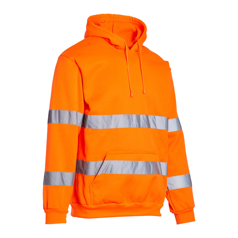 Blackrock Hi-Vis Hooded Sweatshirt - Orange size 2XL