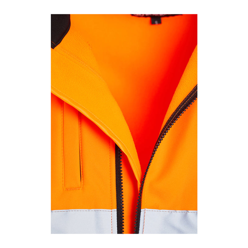 Blackrock Hi-Vis Soft Shell Jacket - Orange size XL