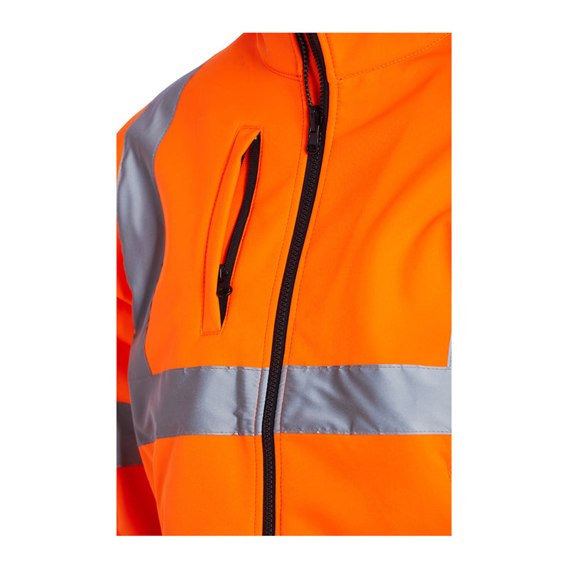 Blackrock Hi-Vis Soft Shell Jacket - Orange size XL